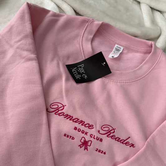 Romance Reader Book Club Sweatshirt | RTS