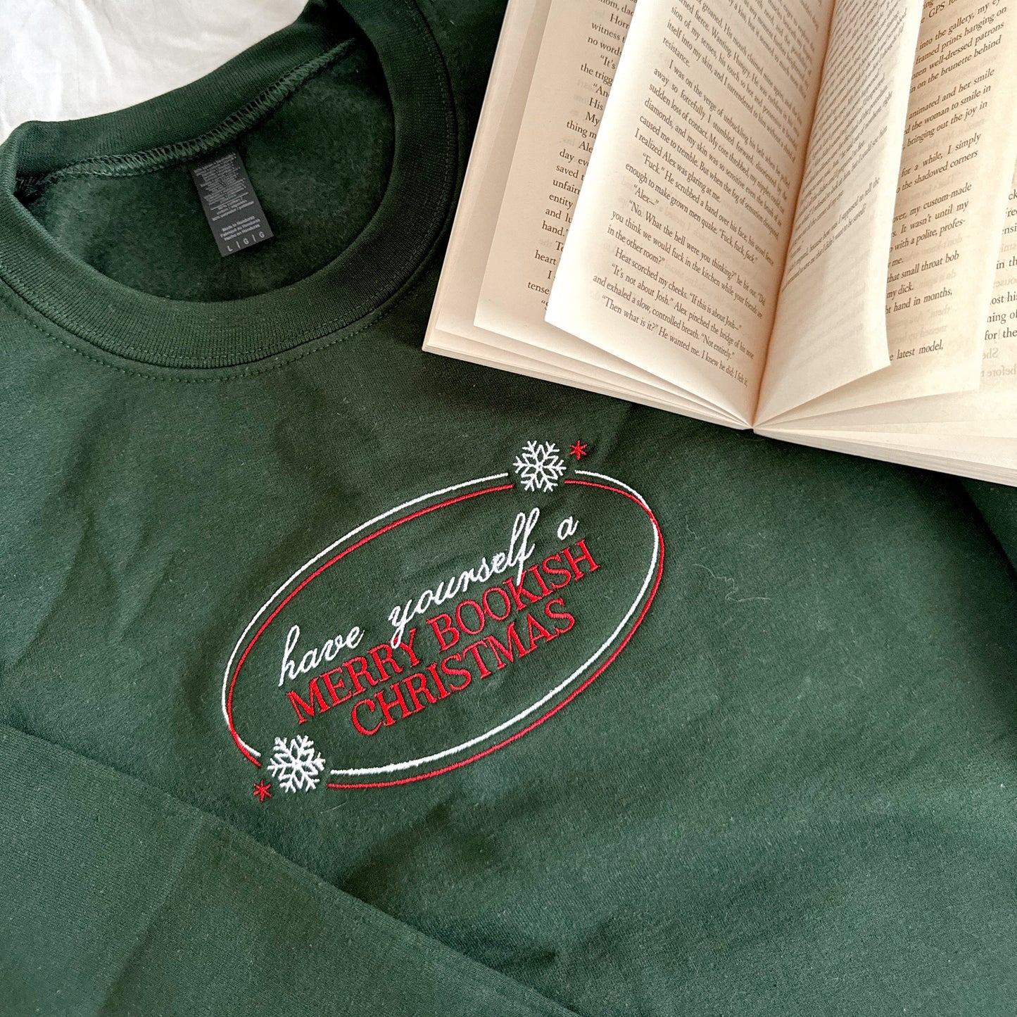 Merry Bookish Christmas Sweatshirt