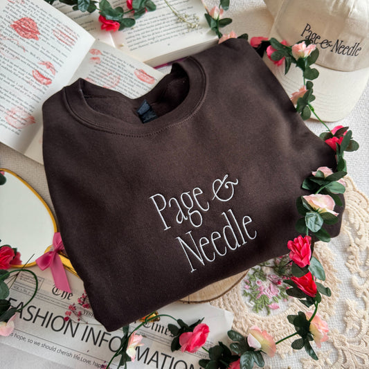 Page & Needle Stacked Sweatshirt