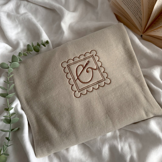 Page & Needle Icon Sweatshirt