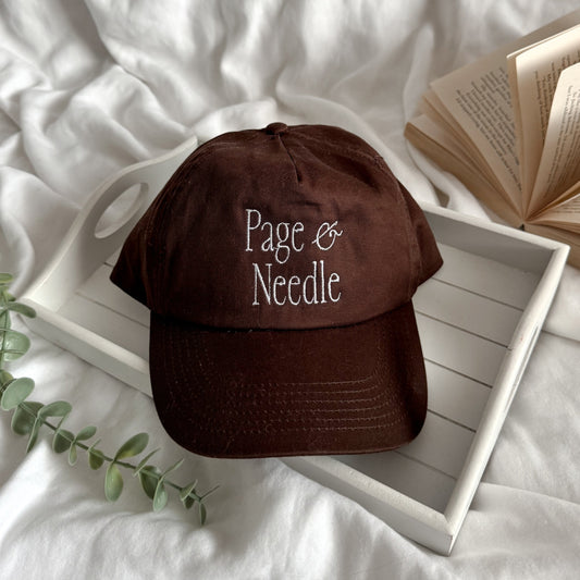 Page & Needle Stacked Cap