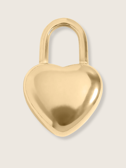 Amora Heart Lock Charm