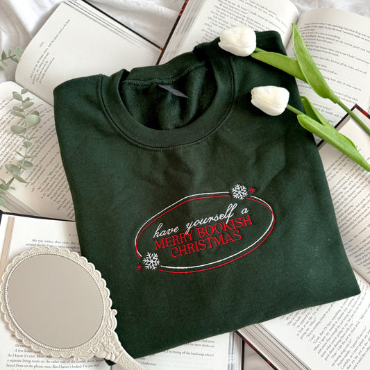Merry Bookish Christmas Sweatshirt