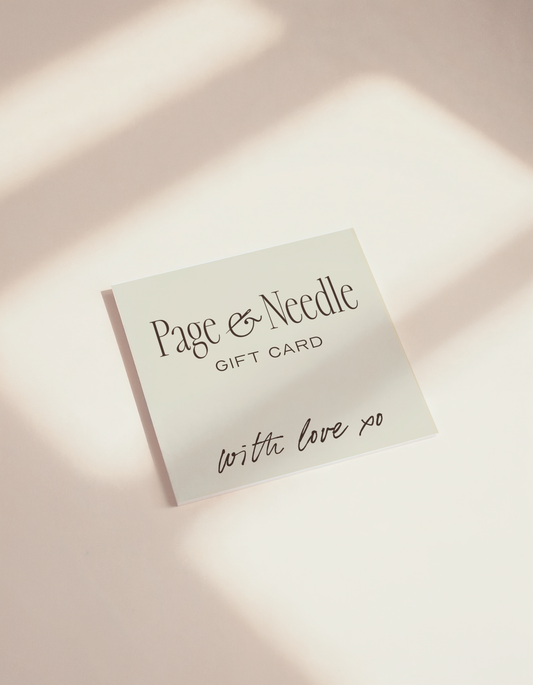 Page & Needle Gift Card