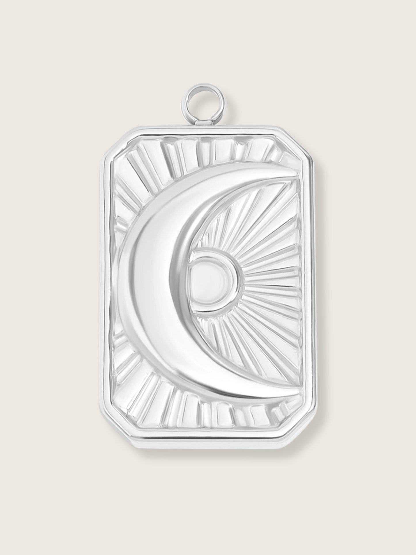 Liora Sunburst Moon Charm